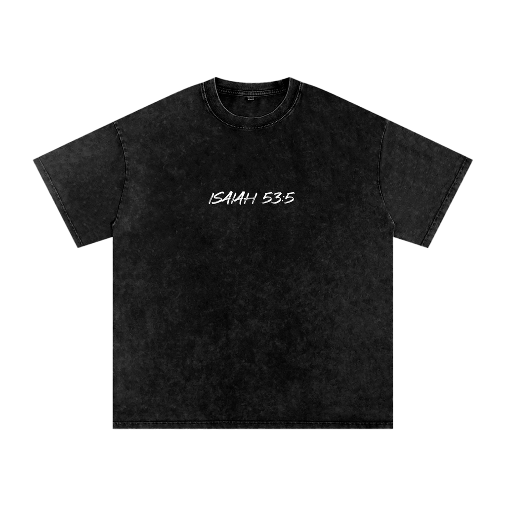 Isaiah 53:5 Charcoal T-Shirt