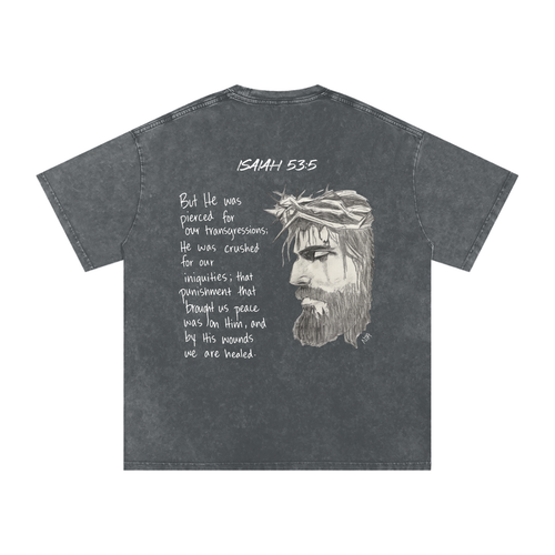 Isaiah 53:5 Grey T-Shirt